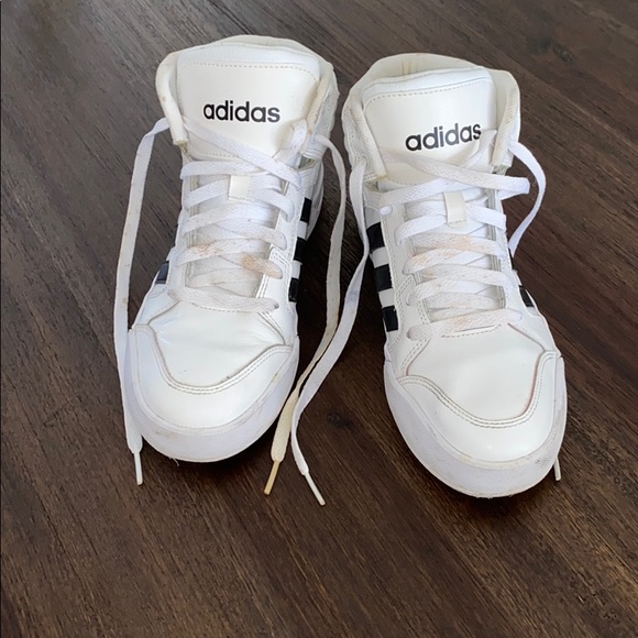 adidas Shoes | Womens Adidas Neo Cloudfoam High Tops | Poshmark